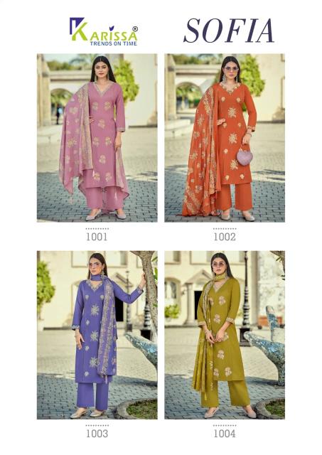 Karissa sofia 3pcs textiles wholesale kurtis
